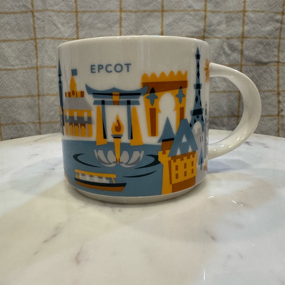 Disney EPCOT coffee mug. Part of Starbucks 2017 You Are Here collection.